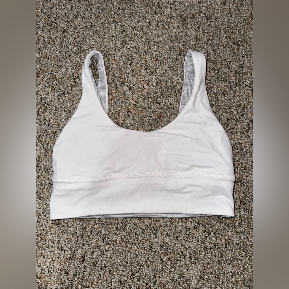 white lululemon align bra